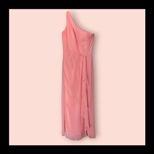 Prom/formal wear. Celebrate DB Studio chiffon coral formal dress